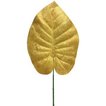 Sammet, Philodendron scandens-blad AOSHEN, gult, 70cm Sammet, Philodendron scandens-blad AOSHEN, gult, 70cm