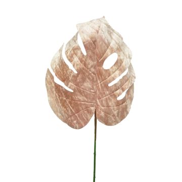 Sammet Philodendron Monstera Deliciosa-blad AOSHUN, rosa, 70cm Sammet Philodendron Monstera Deliciosa-blad AOSHUN, rosa, 70cm