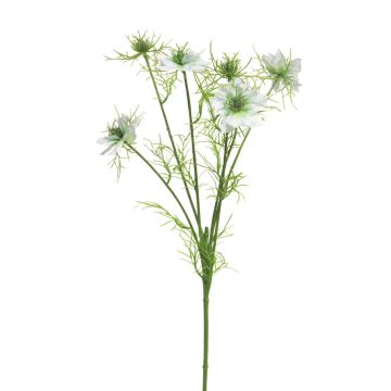 Konstgjord kvist med svart kummin TIANKE, ljusblå, 65cm, Ø7-8cm