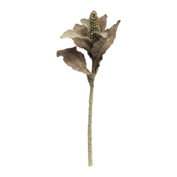 Konstgjord blomma Kaninöra CHENYE, rödbrun, 35cm