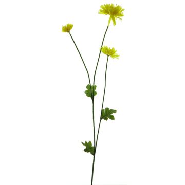 Konstblomma, krysantemum YUNJUAN, gul, 60cm