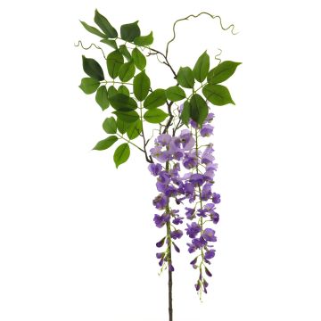 Konstgjord blomstergren blåregn LIANMU, lila, 140cm