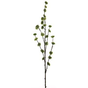 Konstgjord hamamelisgren DEYONG med blommor, gulgrön, 90cm, Ø3cm