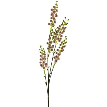 Konstgjord mimosa-gren CHENWU, blommor, rosa-grön, 70cm Konstgjord mimosa-gren CHENWU, blommor, rosa-grön, 70cm