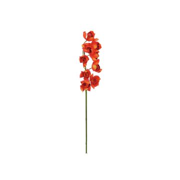 Plastgren med Cymbidium-orkidé OKSANA, röd-orange, 80cm, Ø6,5cm Plastgren med Cymbidium-orkidé OKSANA, röd-orange, 80cm, Ø6,5cm