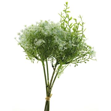 Dekorativ gipskruidbukett WENMAN, blå-vit, 30cm Dekorativ gipskruidbukett WENMAN, blå-vit, 30cm