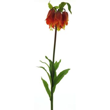 Konstgjord blomma kejsarkrona YATAO, orange-röd, 120cm Konstgjord blomma kejsarkrona YATAO, orange-röd, 120cm