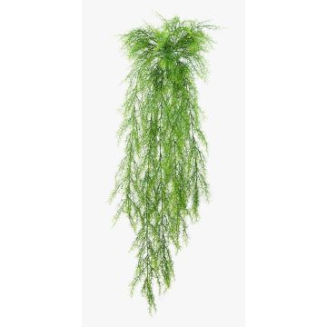 Konstgjord Asparagus plumosus, hängande ILES, stödpinne, 105cm