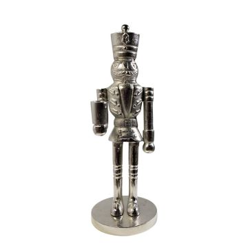 Nötknäppare, dekorationsfigur RUNAR, silver, 12,5x15x41cm Nötknäppare, dekorationsfigur RUNAR, silver, 12,5x15x41cm