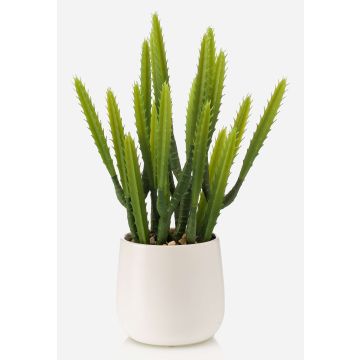 Konstgjord kaktus Euphorbia trigona NORSHO i dekorativ kruka, grön, 28cm Konstgjord kaktus Euphorbia trigona NORSHO i dekorativ kruka, grön, 28cm