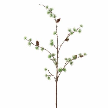Konstgjord lärkgren NILAS med kottar, grön, 95cm