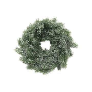 Grankrans MILTON i plast, snötäckt, vit, Ø45cm Grankrans MILTON i plast, snötäckt, vit, Ø45cm