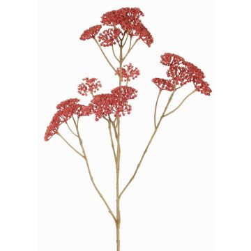 Dekorativ rödblomstrande rödblomstrande ORTEGA, antikrosa, 75cm, Ø7-13cm
