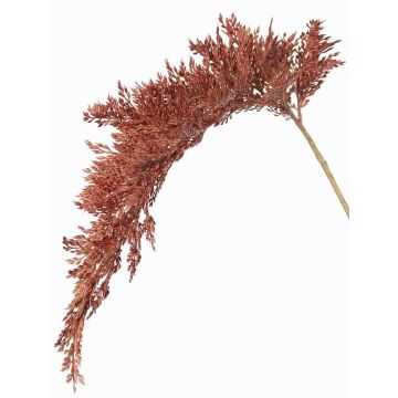 Konstgjord sorghumkvist BOTTO med ax, rödbrun, 95cm