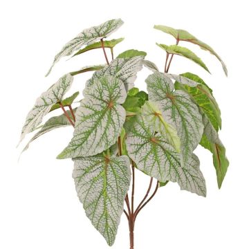Konstgjord bladbegonia DIKTIS på pinne, grågrön, 35cm Konstgjord bladbegonia DIKTIS på pinne, grågrön, 35cm