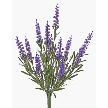 Konstgjord lavendelblomma LUSIE, på pinne, crossdoor, lila, 35cm