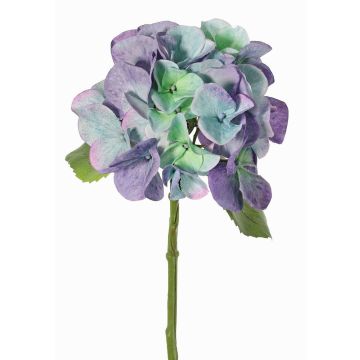 Konstgjord hortensia CHIDORI, lila-blå-grön, 30cm, Ø13cm Konstgjord hortensia CHIDORI, lila-blå-grön, 30cm, Ø13cm