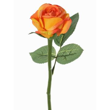 Konstgjord ros GABI, orange, 30cm, Ø6cm Konstgjord ros GABI, orange, 30cm, Ø6cm