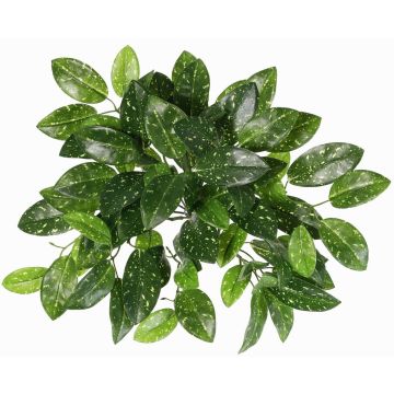 Konstgjord Hoya carnosa QWARA på stödpinne, grön-vit, 35cm