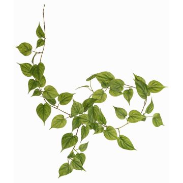 Konstgjord Philodendron Scandens-girland MELUBO, grön, 180cm