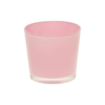 Glasöverkruka ALENA, rosa, 12,5cm, Ø13,3cm Glasöverkruka ALENA, rosa, 12,5cm, Ø13,3cm