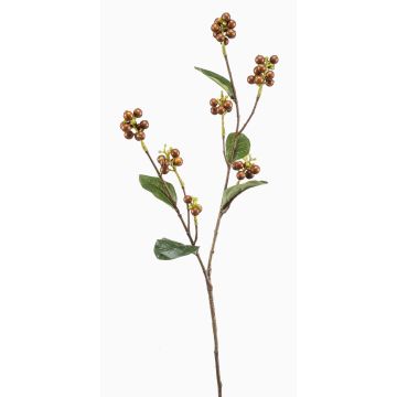 Konstgjord snöbärskvist ÜBBE med bär, brun, 70cm Konstgjord snöbärskvist ÜBBE med bär, brun, 70cm