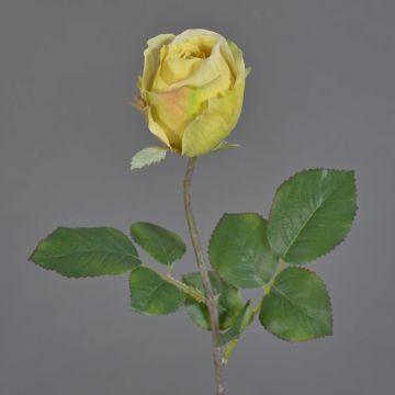 Konstgjord blomma Rose POPI, gul-grön-rosa, 55cm, Ø7cm Konstgjord blomma Rose POPI, gul-grön-rosa, 55cm, Ø7cm