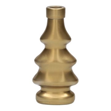 Dekorativ flaska i form av en gran BORLA, glas, mat guld, 7,2x4,3x15cm Dekorativ flaska i form av en gran BORLA, glas, mat guld, 7,2x4,3x15cm