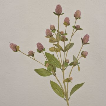 Konstgjord gren med kulamarant TUSIUNE, torkad look, gammaldagsrosa, antikrosat, 70cm, Ø1-2,5cm