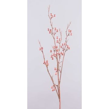 Plastgren med snöbär WAKILIA med frukter, metallic-roséguld, 100cm Plastgren med snöbär WAKILIA med frukter, metallic-roséguld, 100cm