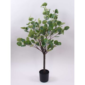 Konstgjord eukalyptusträd WISGARD, konstgjord stam, grågrön, 90cm