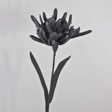 Dekorativ blomma av plastskum, kaktus Nattens drottning MOADI med glitter, svart, 90cm, Ø35cm Dekorativ blomma av plastskum, kaktus Nattens drottning MOADI med glitter, svart, 90cm, Ø35cm