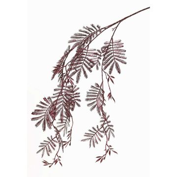 Konstgjord mimosagren RENGU, mörkröd, 110cm Konstgjord mimosagren RENGU, mörkröd, 110cm