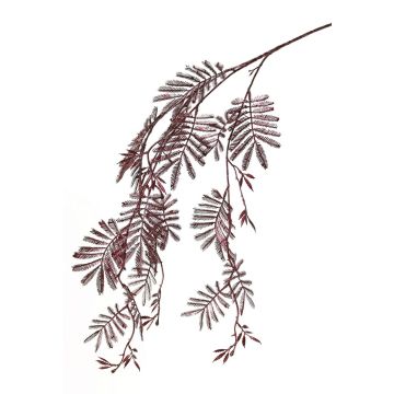 Konstgjord mimosagren RENGU, mörkröd, 110cm Konstgjord mimosagren RENGU, mörkröd, 110cm