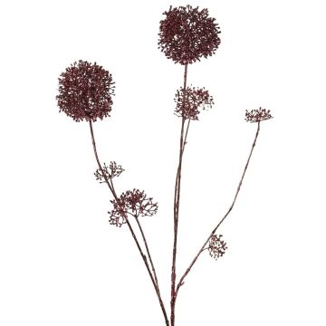 Konstgjord skimmia-gren LOBUS, mörkröd, 90cm, Ø4-8,5cm Konstgjord skimmia-gren LOBUS, mörkröd, 90cm, Ø4-8,5cm