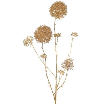 Konstgjord skimmia-gren LOBUS, guld, 90cm, Ø4-8,5cm Konstgjord skimmia-gren LOBUS, guld, 90cm, Ø4-8,5cm