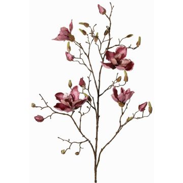 Konstgjord sammetmagnoliagren JACKA, gammaldagsrosa, antikrosa, 105cm Konstgjord sammetmagnoliagren JACKA, gammaldagsrosa, antikrosa, 105cm