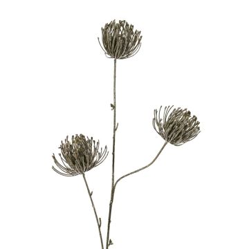 Konstgjord kvist nålkudde Protea KAPO med glitter, olivgrön, 85cm, Ø8cm Konstgjord kvist nålkudde Protea KAPO med glitter, olivgrön, 85cm, Ø8cm