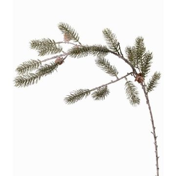 Dekorativ grangren ORVILOS med kottar, grön-vit, 85cm Dekorativ grangren ORVILOS med kottar, grön-vit, 85cm