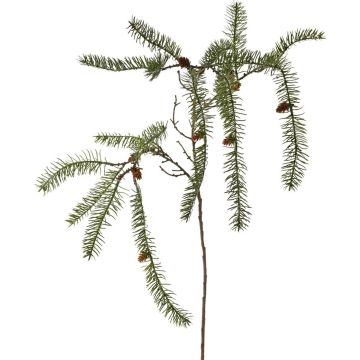 Konstgjord grankvist KALAMAS med kottar, 105cm Konstgjord grankvist KALAMAS med kottar, 105cm
