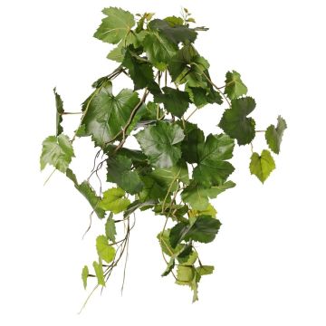 Dekorativ hängande vinranka FODELE, crossdoor, stickpinne, grön, 60cm