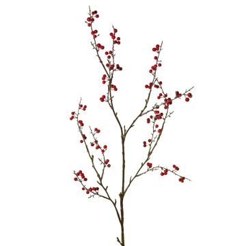 Konstgjord bärgren SYLTAN med bär, röd, 120cm