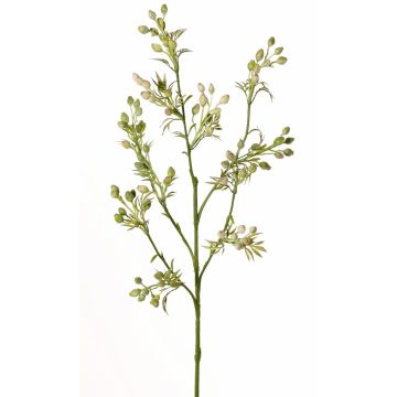 Konstgjord myrtenkvist PALKA med bär, grön-vit, 65cm