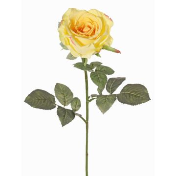 Konstgjord ros HUSA, gul, 75cm, Ø10cm Konstgjord ros HUSA, gul, 75cm, Ø10cm