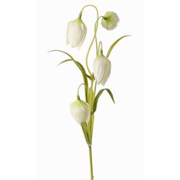Konstgjord schackbrädesblomma SANEM, vit, 45cm, Ø3cm Konstgjord schackbrädesblomma SANEM, vit, 45cm, Ø3cm