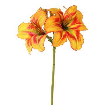 Konstblomma daglilja NEULIDA med blommor, orange-röd, 65cm, Ø11cm Konstblomma daglilja NEULIDA med blommor, orange-röd, 65cm, Ø11cm