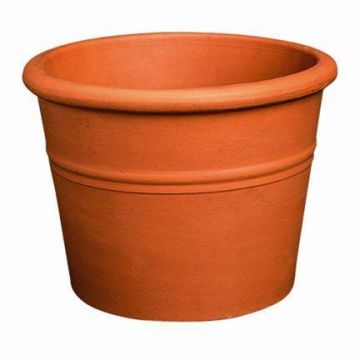 Terrakotta-blomkruka ORVIAN, 28cm, Ø38cm