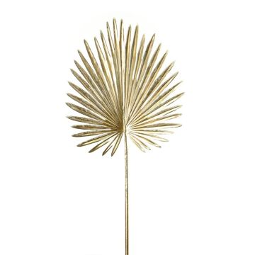 Konstgjord palmblad Washingtonia CENNY, guld, 115cm