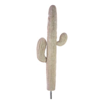 Saguaro-kaktus i plast LUCIEN på stödpinne, vit, 80cm Saguaro-kaktus i plast LUCIEN på stödpinne, vit, 80cm