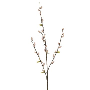 Konstgjord kvittgrenkvist NIELSON med blommor, blekrosa, 80cm